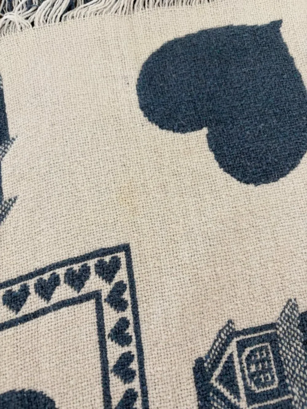 Vintage Cottagecore Tapestry Blanket
